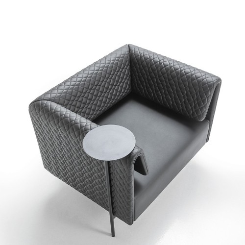 Poltrona sala d'attesa Kastel Klint trapuntata - Arredare Moderno