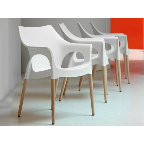 Sedia Scab Design Natural Ola - Arredare Moderno