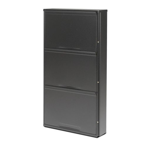 Scarpiera slim in acciaio 6 paia Art. AS103 - Arredare Moderno