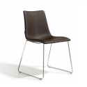 Sedia Scab Design Zebra Pop a slitta - Arredare Moderno
