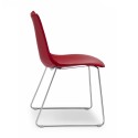 Sedia Scab Design Zebra Pop a slitta - Arredare Moderno
