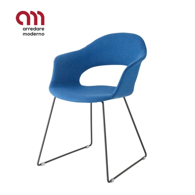 Sedia Scab Lady B Pop a slitta - Arredare Moderno