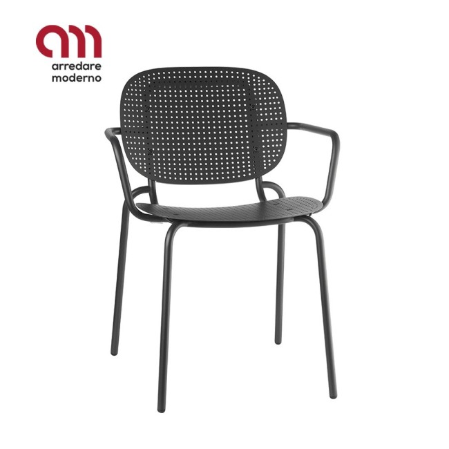 Sedia Scab Design Si-Si Dots con braccioli - Arredare Moderno
