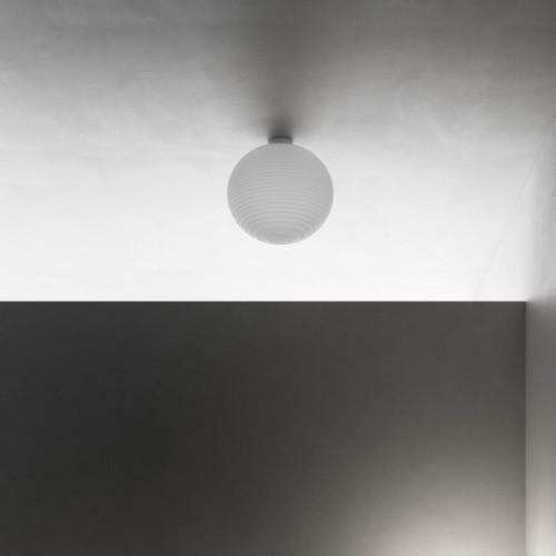 Lampada da soffitto Rotaliana modello Flow Glass - Arredare Moderno