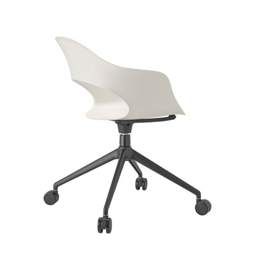 Sedia Scab Design Lady B ruote scocca tecnopolimero - Arredare Moderno