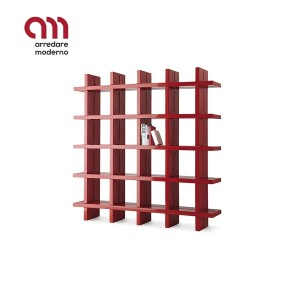 Libreria Slide My Book 5x5 - Arredare Moderno