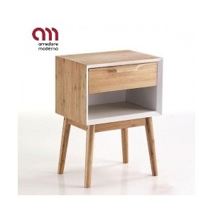 Tavolino/Comodino Tomasucci modello Hijo White - Arredare Moderno