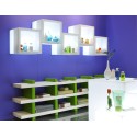 Mensola Slide Open Cube 75 - Arredare Moderno