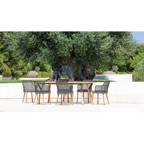 Sedia da giardino Varaschin Emma legno - Arredare Moderno