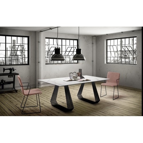 Sedia Zamagna Fluid con braccioli - Arredare Moderno