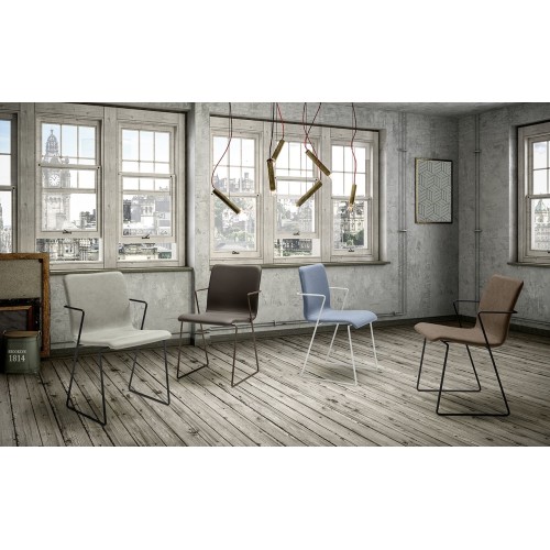 Sedia Zamagna Fluid con braccioli - Arredare Moderno