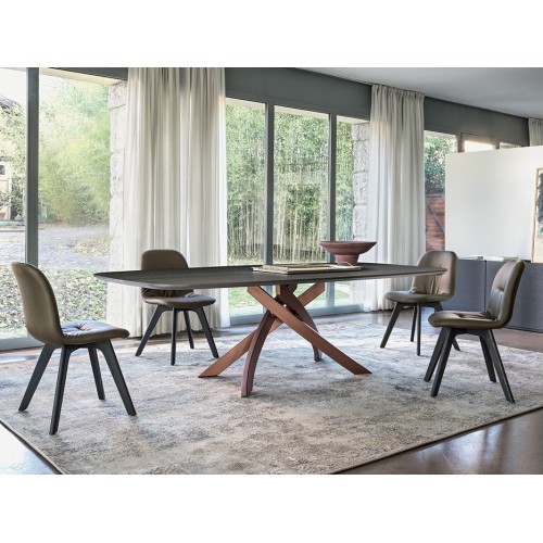 Sedia Chantal Bontempi Casa in legno - Arredare Moderno