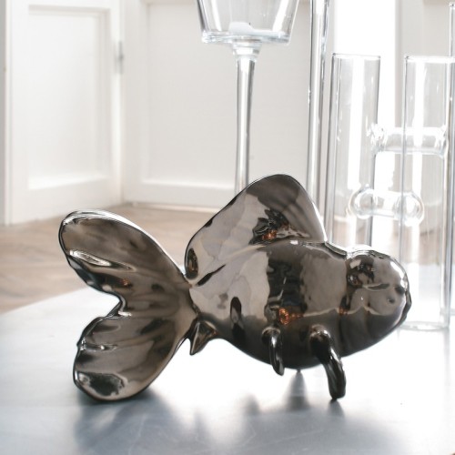 Pesce in ceramica smaltata Adriani e Rossi