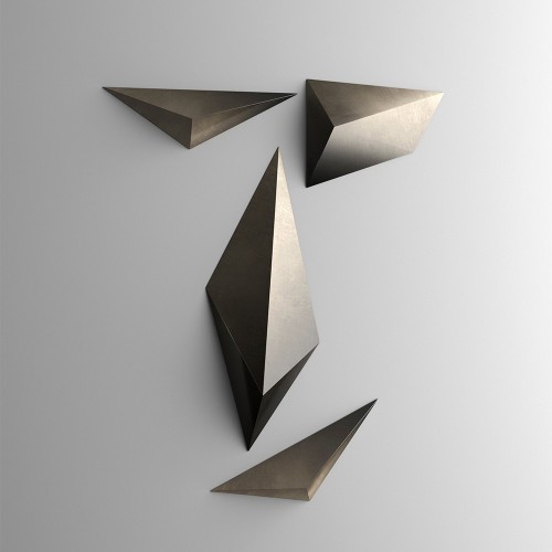 Scultura da parete in ceramica Kronos Adriani e Rossi