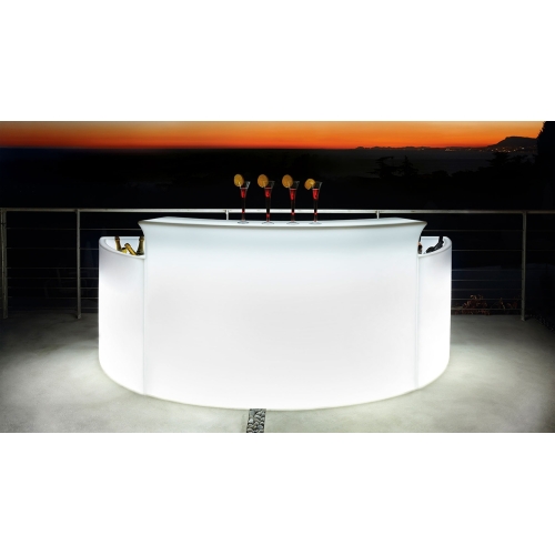 Bancone bar Slide Break Bar luminoso - Arredare Moderno