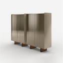 Vetrina Cabinet Aterea Tonelli Design in vetro h 124