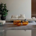 Tavolino basso in vetro Oasis Tonelli Design - Arredare Moderno