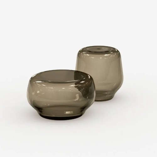 Tavolino basso in vetro Oasis Tonelli Design - Arredare Moderno