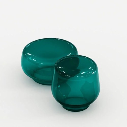 Tavolino basso in vetro Oasis Tonelli Design - Arredare Moderno