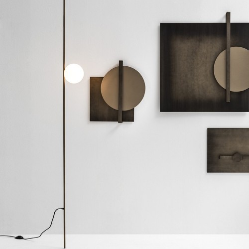 Lampada terra-soffitto Vertigo Adriani e Rossi