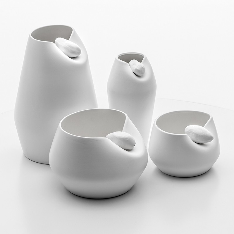 Vaso scultura Bacio Adriani e Rossi