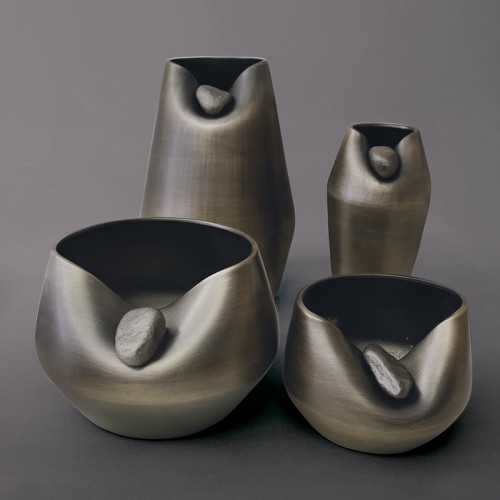 Vaso scultura Bacio Adriani e Rossi