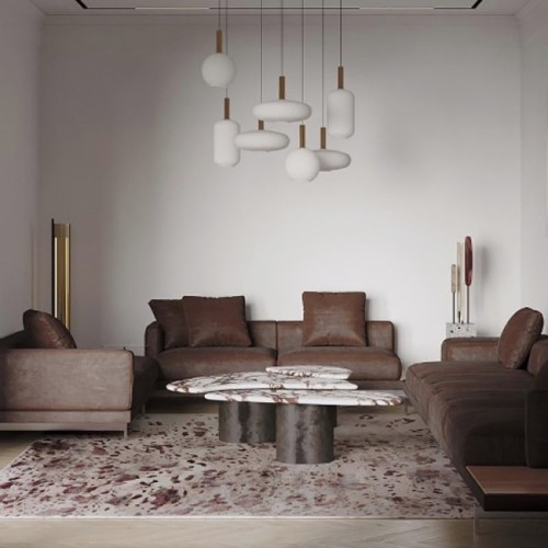 Tappeto Pardo Mimesis Mohebban