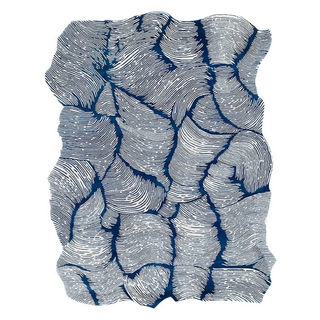 Tappeto Mohebban Oceano Rectangular blue