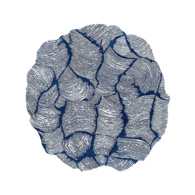 Tappeto Mohebban Oceano Round blue