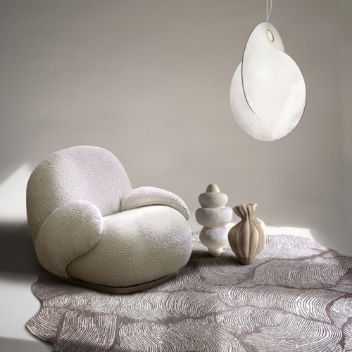 Tappeto Mohebban Oceano Round taupe