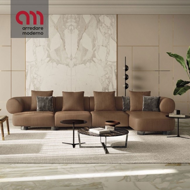 Franz Bontempi divano angolare casa con chaise longue