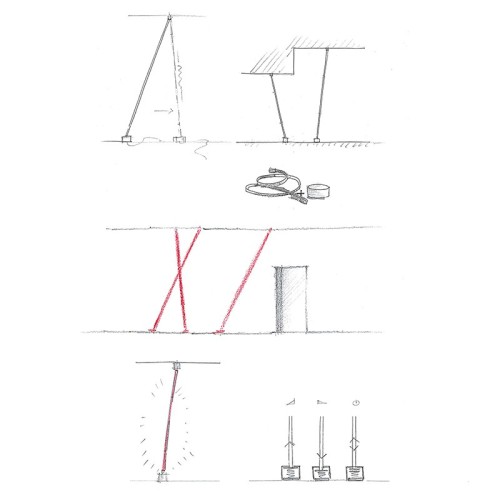 Martinelli Luce Elastica Lampada Soffitto-Terra - Promozioni