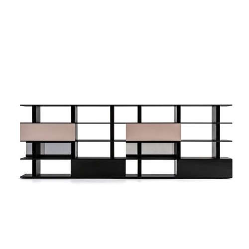 Ante scorrevoli - Libreria Componibile Frame Shift Moroso