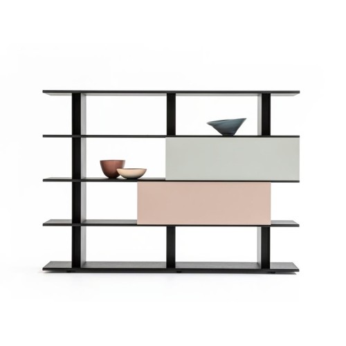 Ante scorrevoli - Libreria Componibile Frame Shift Moroso