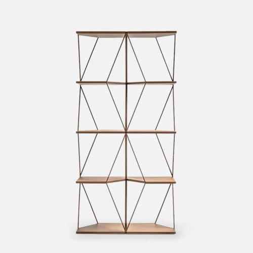 Libreria in acciaio Secret Cubic Shelves Moroso – Sconti