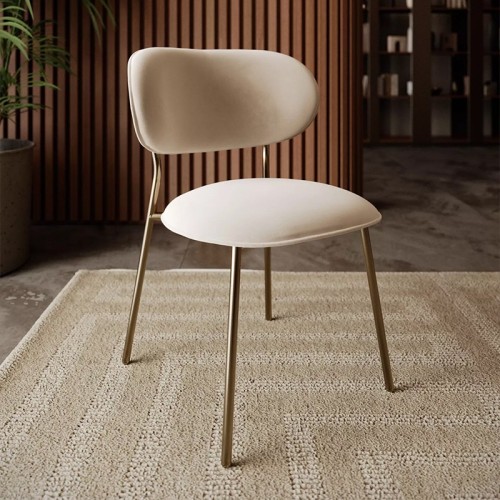 Sedia Sienna Bontempi in pelle o tessuto - Arredare Moderno