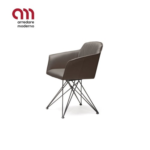 Sedia con braccioli Cattelan Italia Flaminia - Arredare Moderno