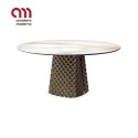 Tavolo Cattelan Italia Atrium Keramik Round rotondo  - Arredare Moderno