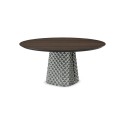 Tavolo Cattelan Italia Atrium Wood Round rotondo - Arredare Moderno