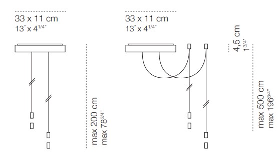 lampe-à-suspension-acqua-deux-rosace-decentré-cini&nils-dimensions