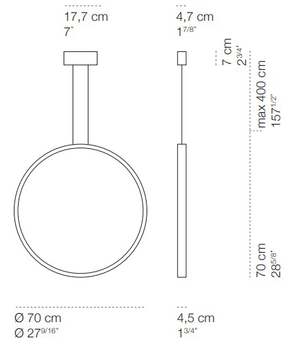 suspension-lamp-assolo-70-cini&nils-dimensions