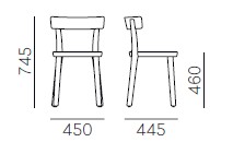 Folk-chair-Pedrali-dimensions