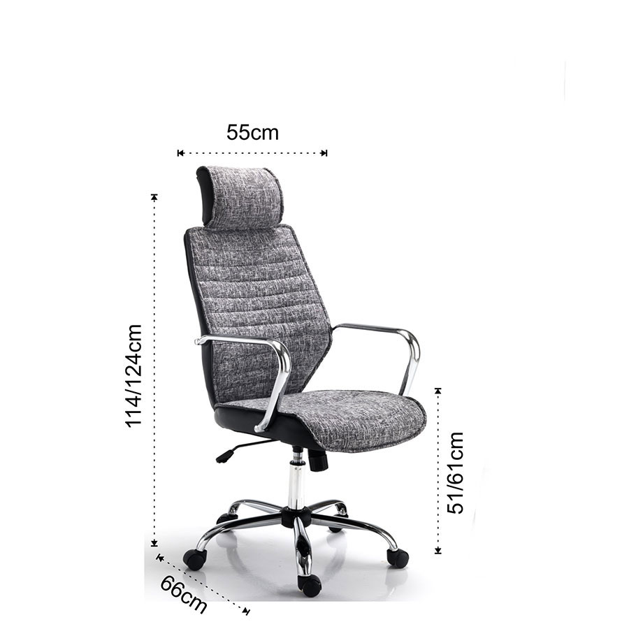 Evolution Office Armchair Tomasucci frame and dimensions