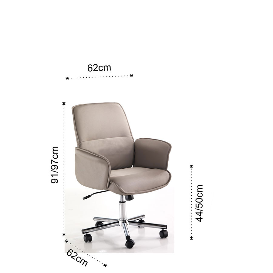 Cony Office Armchair Tomasucci frame and dimensions