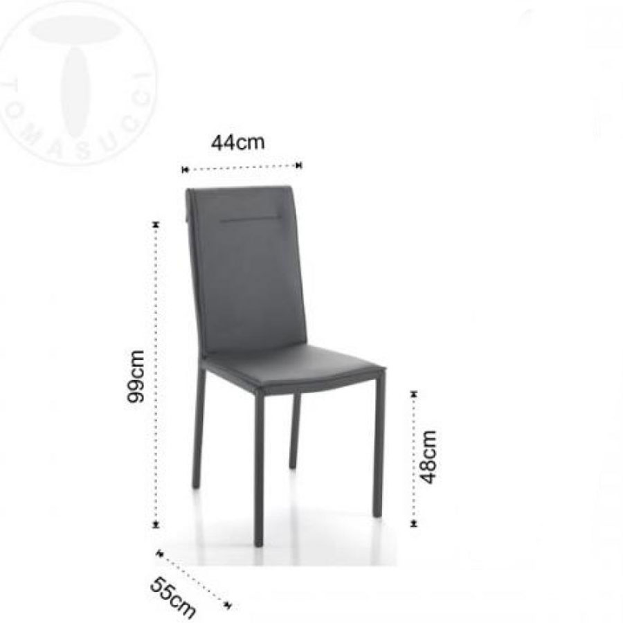 Camy chair Tomasucci frame and dimensions