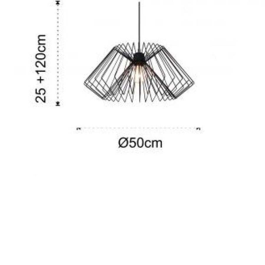 Lampadario Cage Tomasucci misure e dimensioni