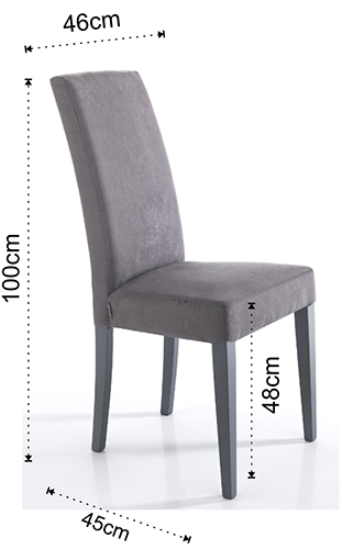 Dimensions of Lella Tomasucci Chair