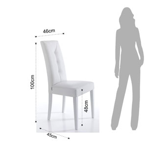 chair tomasucci model bea sizes