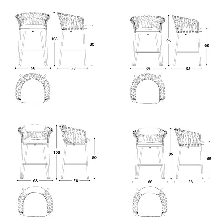 Emma-Cross-stool-Varaschin-dimensions