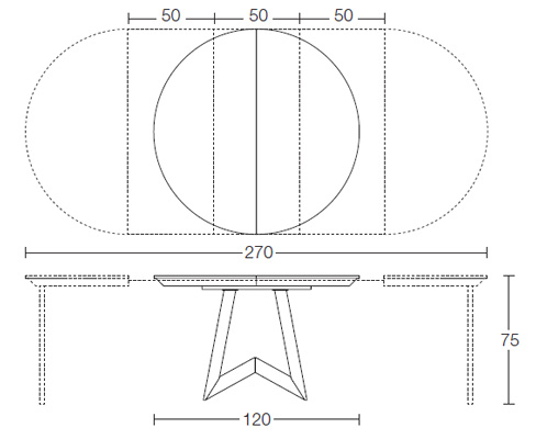 table-venus-altacom-dimensions